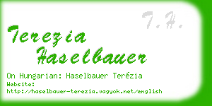 terezia haselbauer business card